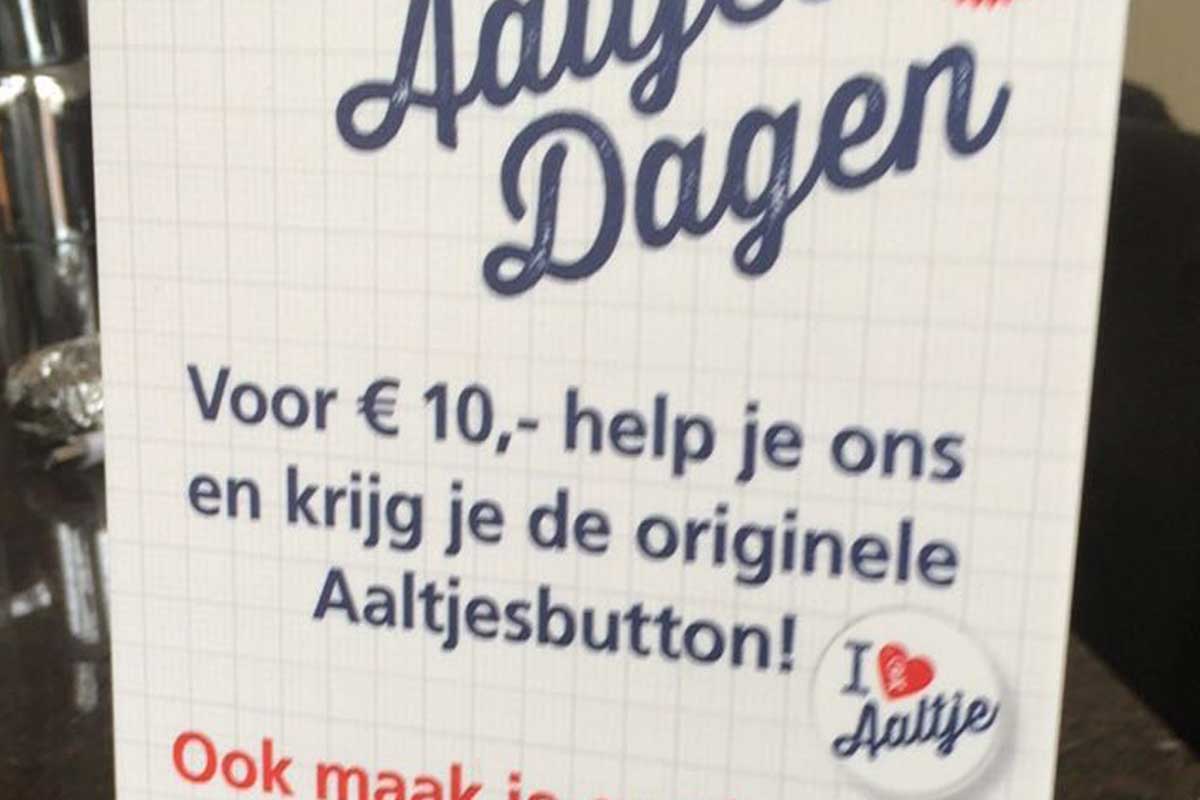 aaltjesdagbuttonactie I Love Aaltje actie