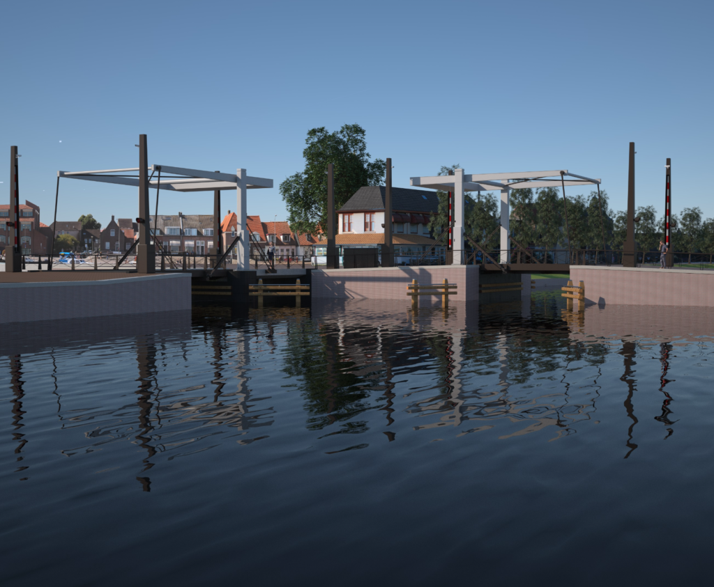 Bruggetjes waterfront Waterfront en Boulevard