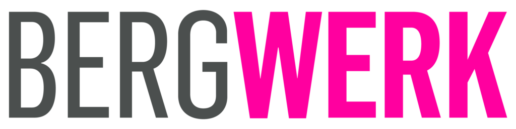 BergWerk logo met fel roze-grote kwaliteit